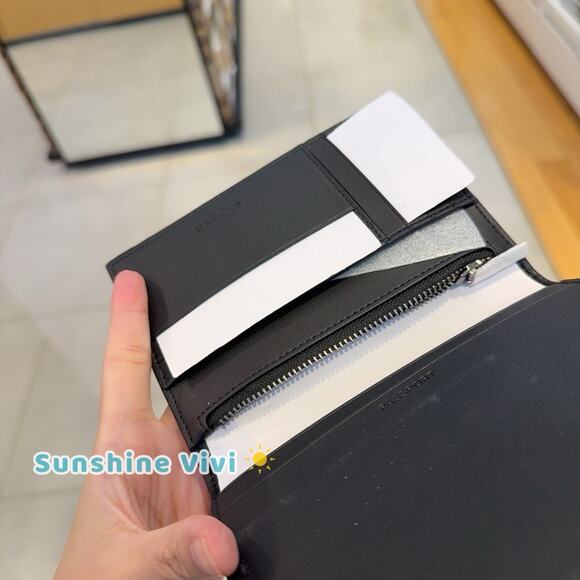 NWT Coach Passport Case Wallet CY902 Signature Canvas Patches Gunmetal/Charcoal - Picture 4 of 8